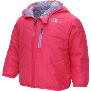 THE NORTH FACE Infant Girls Reversible Perrito Jacket   Size 18m, Passion Pink