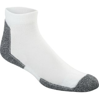 THORLO Mens LRMXM Thin Cushion Running Lo Cut Socks   Size Large, White