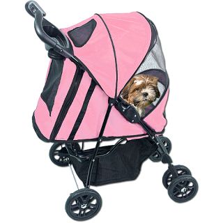 Pet Gear Happy Trails Stroller, Pink Ice (PG8150PI)