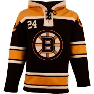 OLD TIME SPORTS Mens Boston Bruins Lace Up Jersey Hoody   Size 2xl, Black