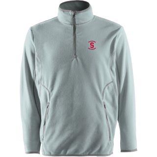 Antigua Mens Stanford Cardinal Ice Pullover   Size Large, Stanford Silver