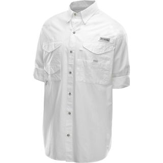 COLUMBIA Mens Bonehead Long Sleeve Woven Shirt   Size Large, White
