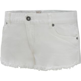 RIP CURL Womens Frayed Frenzy Mini Shorts   Size 5, White