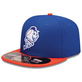 NEW ERA Mens New York Mets Diamond Era 59FIFTY Tech BP Cap   Size 7.625, Blue