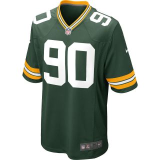 NIKE Mens Green Bay Packers B.J. Raji Game Team Color Jersey   Size Large, Fir