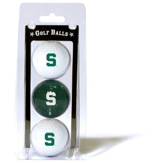 Team Golf Michigan State University Spartans 3 Ball Pack (637556223050)