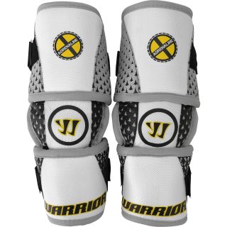 WARRIOR Mens Adrenaline X1 Lacrosse Elbow Guards   Size Small, White