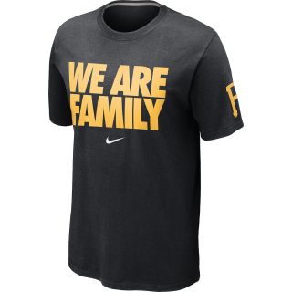 NIKE Mens Pittsburgh Pirates 2014 We Are Family Local Short Sleeve T Shirt