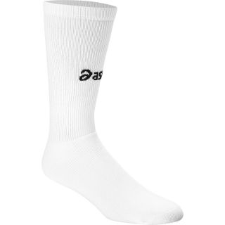 ASICS All Sport Court Knee High Volleyball Socks   Size Large, White