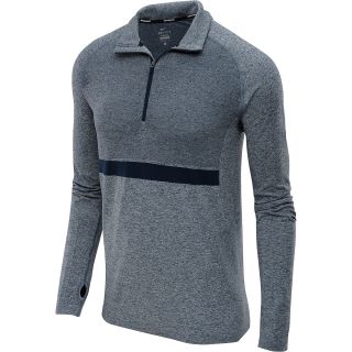 NIKE Mens Dri FIT Knit 1/2 Zip Long Sleeve Running Shirt   Size 2xl, Armory