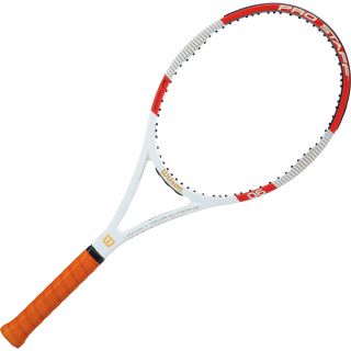WILSON Adult Pro Staff 90 Tennis Racquet   Size 4 1/2 Inch (4)90 In , Red/white