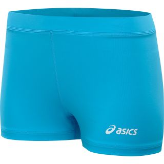 ASICS Womens Low Cut Compression Shorts   Size XS/Extra Small, Atomic Blue