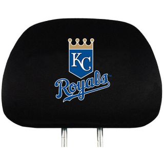 Team ProMark Kansas City Royals Headrest Cover in Black Features Embroidered