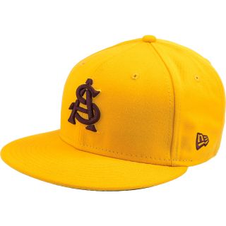 NEW ERA Mens Arizona State Sun Devils On Field 59FIFTY Gold Fitted Cap   Size