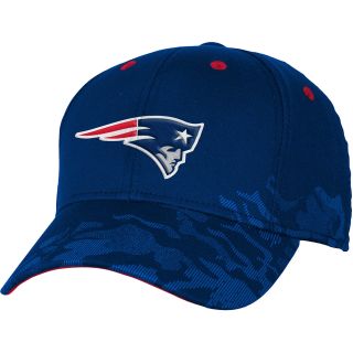 NFL Team Apparel Youth New England Patriots Shield Back Stretch Cap   Size
