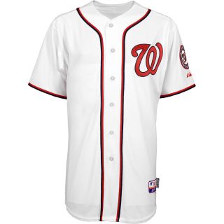 Majestic Mens Washington Nationals Authentic Generic Home Cool Base Jersey  
