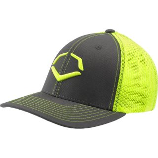 EVOSHIELD Neon Fly Collection Trucker Hat   Size L/xl, Grey/neon