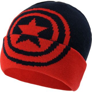 UNDER ARMOUR Mens Alter Ego Captain America Cuffed Winter Hat, Midnight