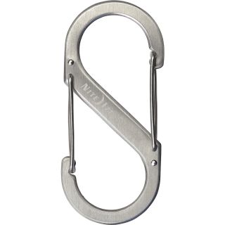Nite Ize S Biner Stainless Steel Carabiner   Size 4, Stainless