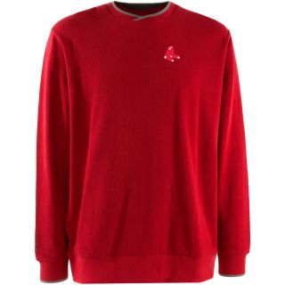 Antigua Mens Boston Red Sox Executive Long Sleeve Crewneck Sweater   Size