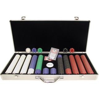 Trademark Poker 11.5gram 650 Chip Suited Poker Set w/Aluminum Case (10 1080 