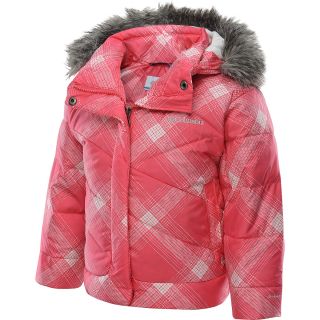 COLUMBIA Toddler Girls Snow Trinity Down Bomber   Size 2t, Afterglow Plaid