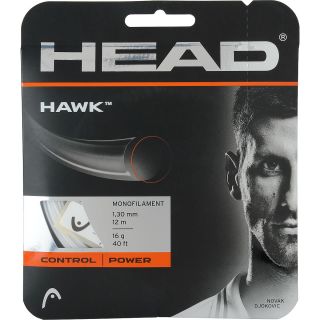 HEAD Hawk Tennis String   White   16 Gauge, White