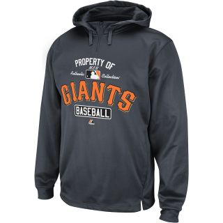 MAJESTIC ATHLETIC Mens San Francisco Giants Property Of Pullover Hoody   Size
