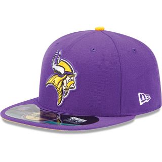 NEW ERA Youth Minnesota Vikings Official On Field 59FIFTY Fitted Hat   Size 6