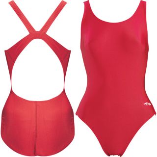 Dolfin HP Back Swim Suit Girls 22 28   Size 28, Red (7202L 250 28)