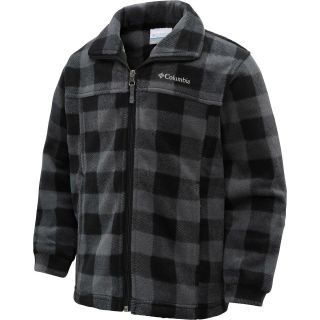 COLUMBIA Boys Zing II Fleece Jacket   Size Xl, Black Lumberjack