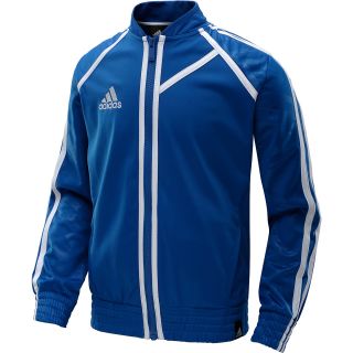 adidas Boys Shadow Basketball Warm Up Jacket   Size Large, Blue