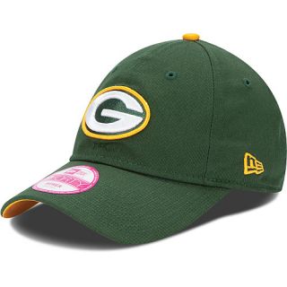 NEW ERA Womens 9FORTY Sideline NFL Green Bay Packers One Size Fits All Cap, Dk.