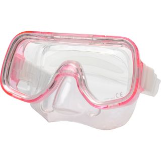 TUSA SPORT Youth Keiki Jr. Snorkel Mask, Clear/pink