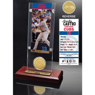 The Highland Mint Starlin Castro Ticket & Minted Coin Acrylic Desk Top