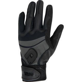 DEMARINI Adult Torq D Dark Batting Gloves   Size Medium, Black