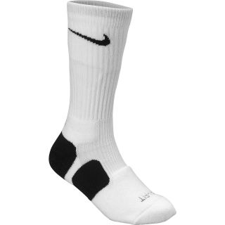 NIKE Boys Elite Basketball Crew Socks   Size Small, White/black