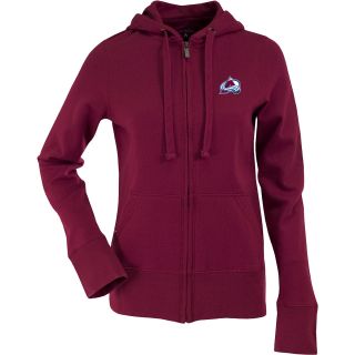 Antigua Womens Colorado Avalanche Signature Hooded Full Zip Sweatshirt   Size