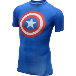 UNDER ARMOUR Mens Alter Ego Captain America Short Sleeve Compression T Shirt  