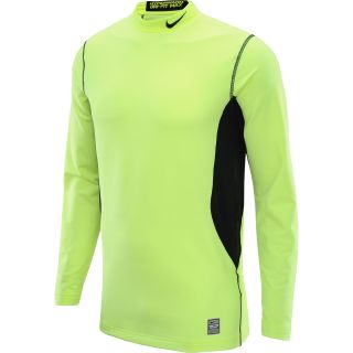 NIKE Mens Hyperwarm Hydropull Fitted Long Sleeve Mock   Size Large,