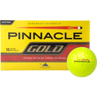 PINNACLE Gold Golf Balls   Yellow   15 Pack, Yellow