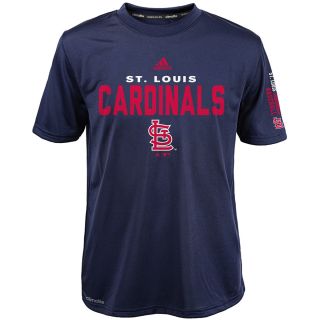 adidas Youth St Louis Cardinals ClimaLite Batter Short Sleeve T Shirt   Size