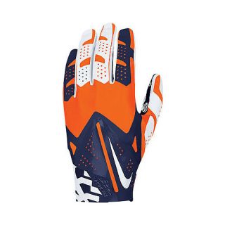 NIKE Adult Lockup (NFL Broncos) Receiver Gloves   Size Large, White