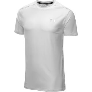 UNDER ARMOUR Mens Coldblack T Shirt   Size Large, White/silver
