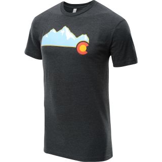 AKSELS Mens Colorado Short Sleeve T Shirt   Size Xl, Charcoal