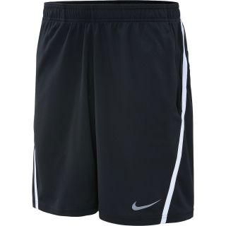 NIKE Mens Power 9 Tennis Shorts   Size Medium, Black/white/grey