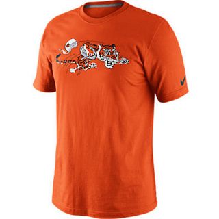 NIKE Mens Cincinnati Bengals Retro Oversized Logo T Shirt   Size Small,