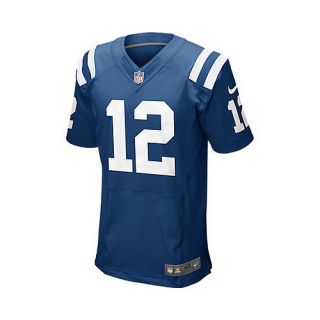 NIKE Mens Indianapolis Colts Andrew Luck Elite Team On Field Jersey   Size