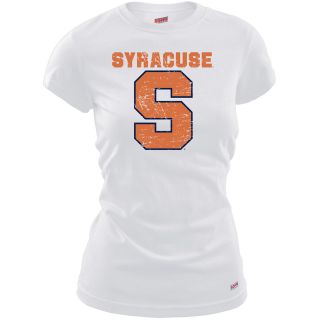MJ Soffe Womens Syracuse Orange T Shirt   White   Size Large, Syracuse Orange