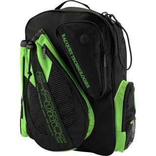 E FORCE Racquetball Backpack, Green/black